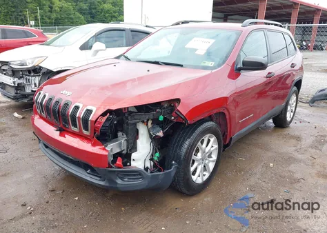 2016 Jeep Cherokee Sport из США, поврежденный, VIN 1C4PJLAB8GW207563